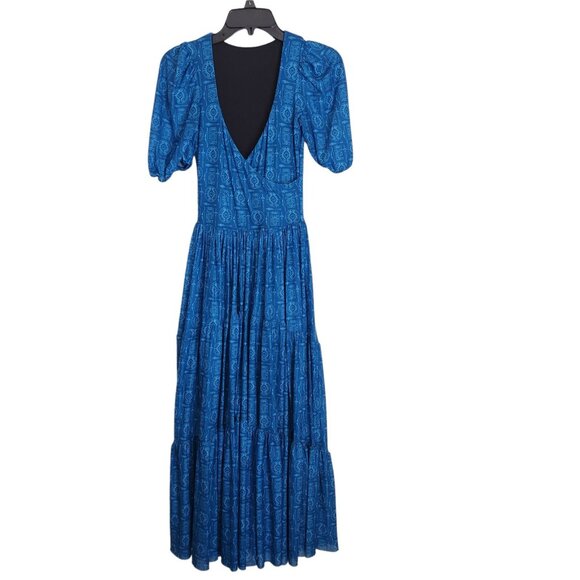 Black‎ Milk Legend of Zelda Weapons Wrap Midaxi Dress XS Limited Tiered Mesh - Picture 1 of 16